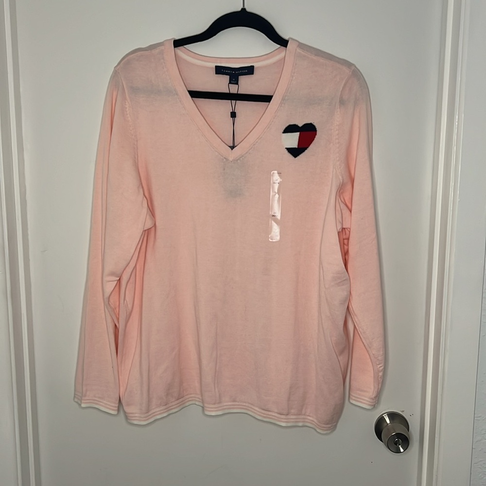 Tommy Hilfiger Global Heart Ivy Sweater - 1X